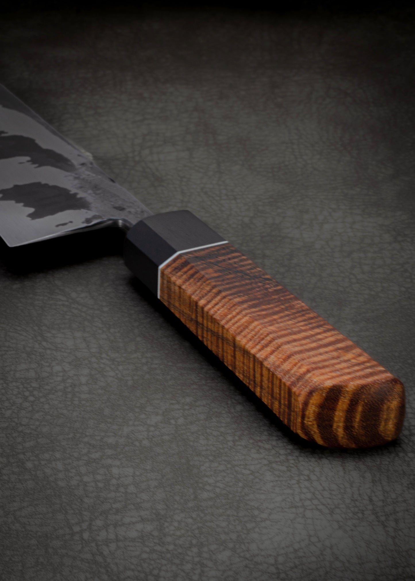 Gyuto (8.2") -'Tiger Mai' w/ Curly Koa