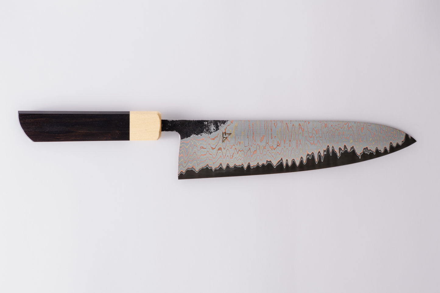 Sold - Custom Gyuto 210mm (8.2") - Yu-Shoku and Ebony