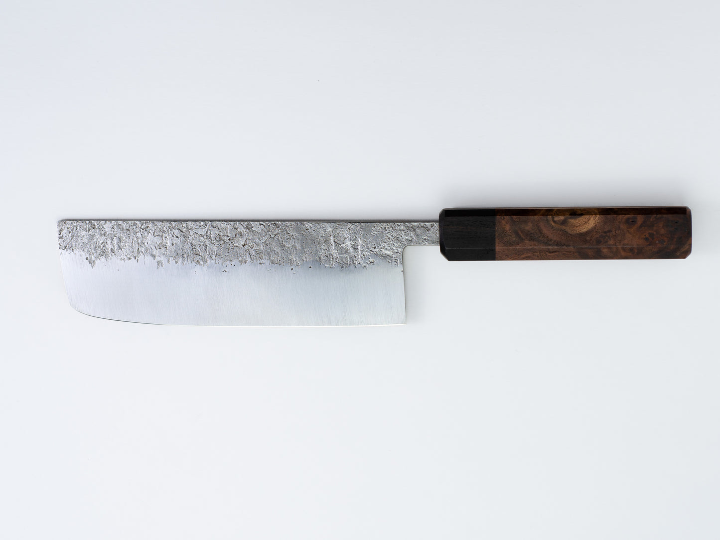 Sold - Nakiri 165mm (6.5 inch) - 52100 w/ Walnut