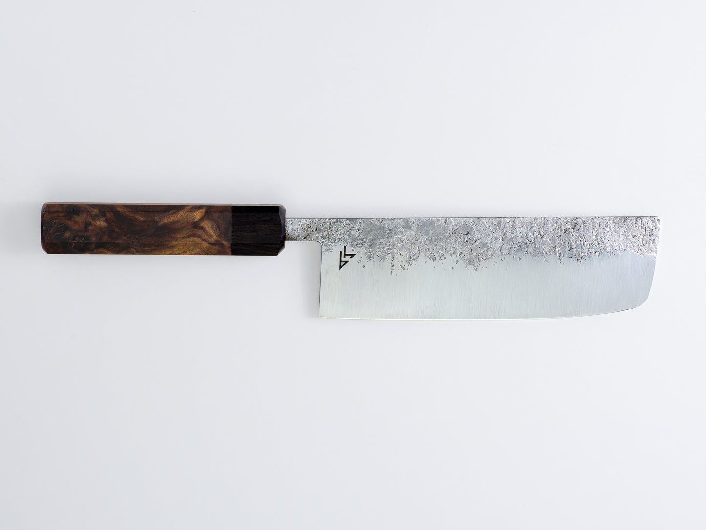 Sold - Nakiri 165mm (6.5 inch) - 52100 w/ Walnut